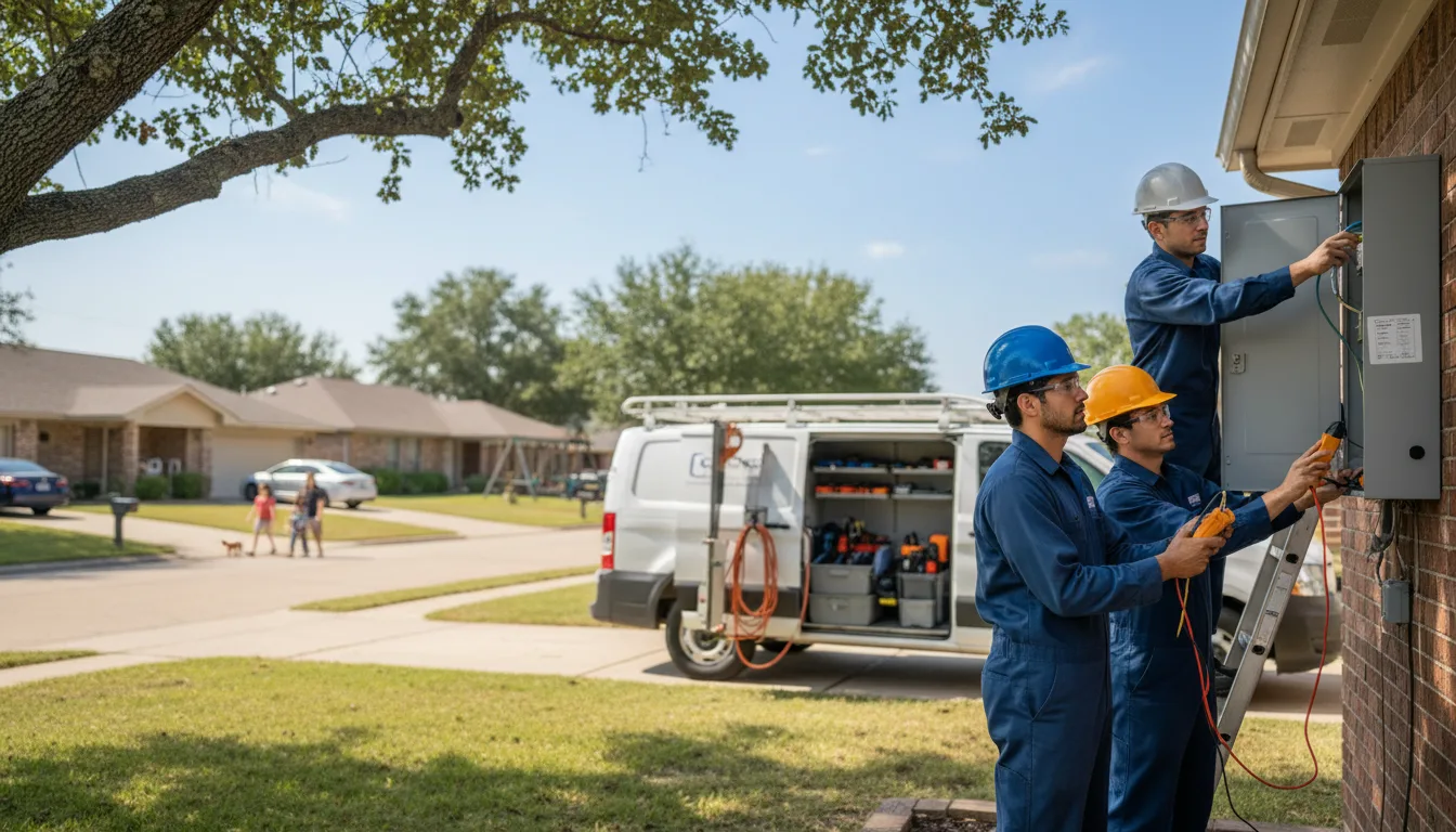 Certified electrician providing emergency electrical services in Brimhall, NM